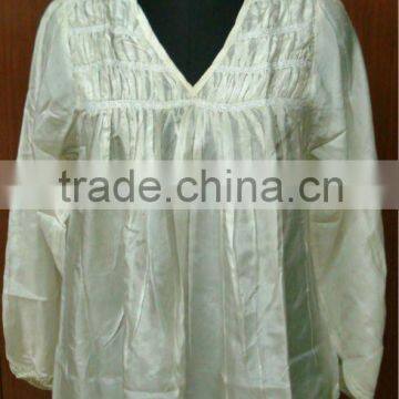 Silk Ladies Top