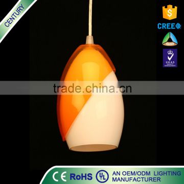 Best price E14 40W white modern glass big pendant lamp