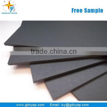 Different gsm Gigh Purity Virgin Wood Pulp Black Paper Board