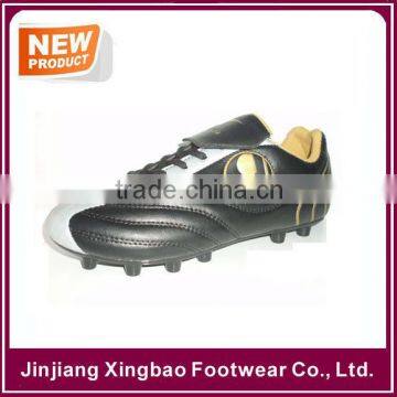 2016 FG Black Athletic Outdoor Soccer Cleats Shoes Men Size Fashion Men's Athletic Football Soccer Sport Cleats Outdoor Shoes