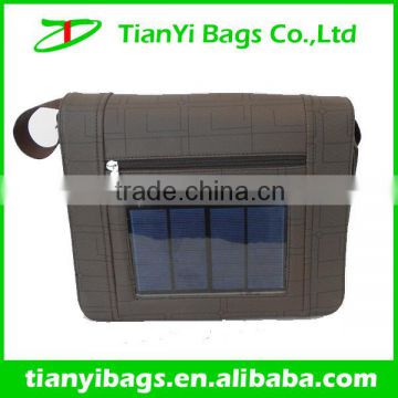solar charger messenger bag