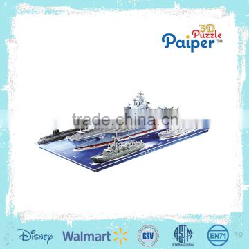 OEM model ship US Carrier Battle Group kits toy 3d diy puzzle