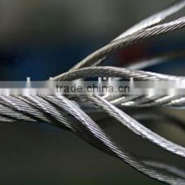 hot sale Galvanized steel strand steel wire rope