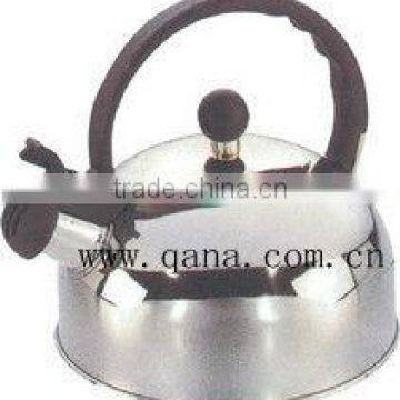 special design stainless steel water kettle best whistling kettle with brown bakelite handle
