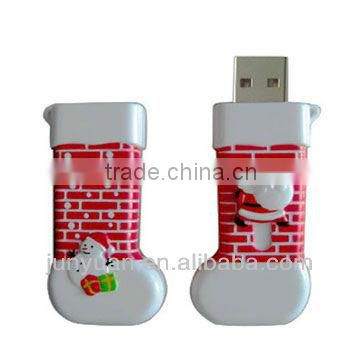 Christmas stocking USB memory key