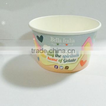 ice cream paper bowl ,colourful pattern paper cups