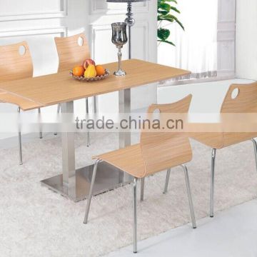 4 Seats Restaurant Table and Chair Set Restaurant Sets (FOH-BC03)