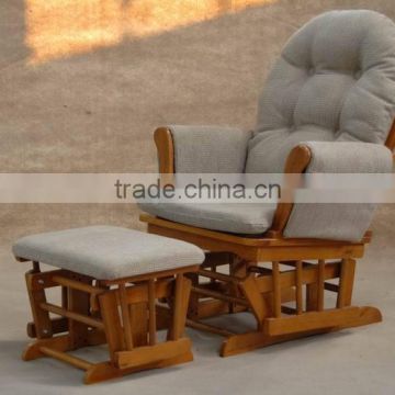 Oak Wooden Glider Chair