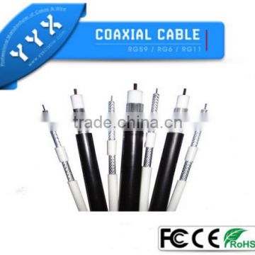 yueyangxing RGseries conductor CU CCS CCA coaxial cable PE PVC
