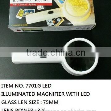 ILLUMINATED MAGNIFIER WITH LED