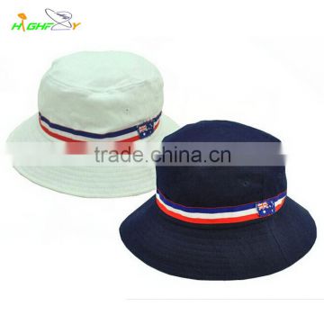 Custom fashion brand high quality plain bucket hat fishing hat for wholesale