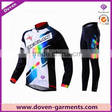 long sleeves fitted cycling clothes, cycling suits, bike Jersey