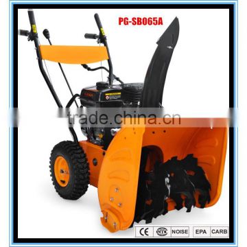 6.5HP gas hand push snow plow for tractor