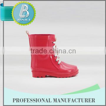 2016 Top quality Customised designs Latest design Summer nude girl rubber rain boots