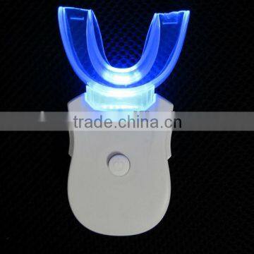 high quality blue teeth whitening light with tray