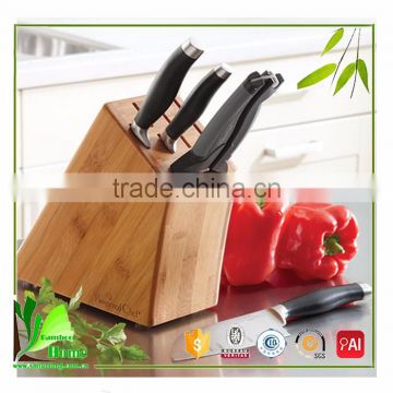Universal high quality bamboo knife block magnetic