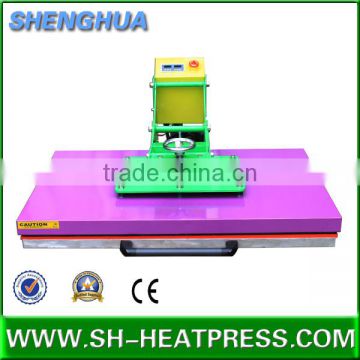 Factory large manual heat press machine made in china 70*100