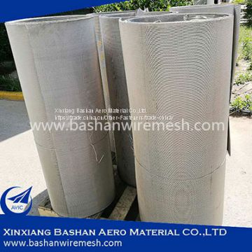 High quality  plain weave stainless steel screening wire mesh