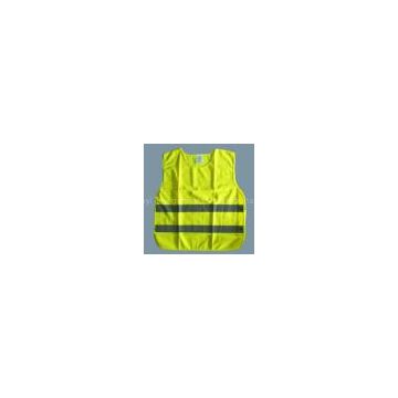 yellow safety vest with EN471