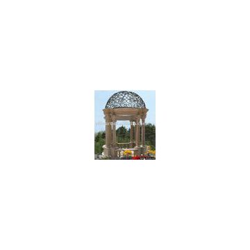 outdoor garden stone marble pavilion and gazebo carved WL-G028