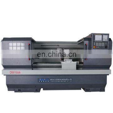 Horizontal cheap metal turning cnc lathe machine with Fanuc control CK6150A for sale