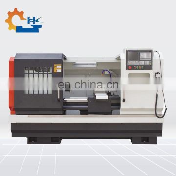 Swiss type flat bed CNC lathe machine with fanuc programming 360mm or 400mm swing over