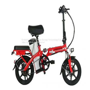 Adult travel bicycle folding electric bicycle