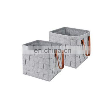 factory supply customized size storage basket ins felt