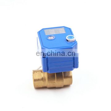 2 way CWX-25S mini electric actuator motor operated ball valve for liquid kld20s motorized ball valve