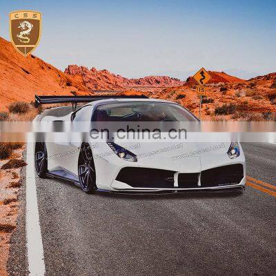 Car Auto Body Parts Front Bumper Upgrade SVR Body Kits For Ferrari 488 GTB Car modified Accessories Fiberglass Material