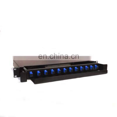 high quality cold roll steel sheet sc lc fc st 144 core fiber patch panel