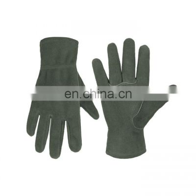 HANDLANDY Premium Design Durable kids garden gloves leather safety hand gloves for children
