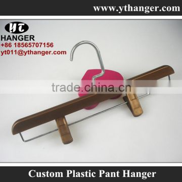 IMY-542 brown custom skirt hangers plastic