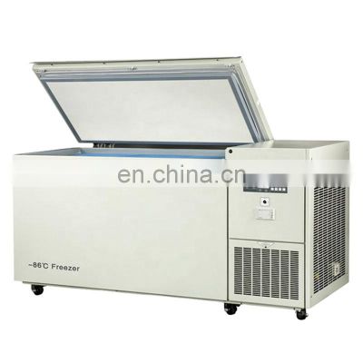Minus 135 celsius cryogenic chest deep freezer for lab