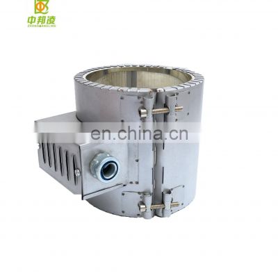 Extruder band heater with ceramic band heater for plastic machinery