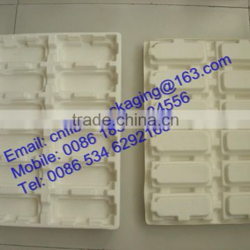 OEM orders Eco-friendly recycled waste paper pulp milk tray for sale