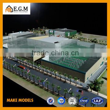 miniature industrial factory building plans