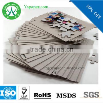 2014 hotsale AAA grey card board sheet for jigsaw cardboard grey