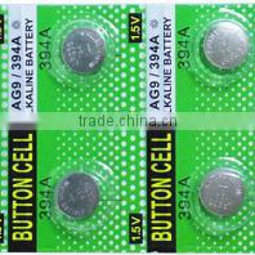 Factory price AG10 AG13 button cell batteries in blister pack,10pcs per card