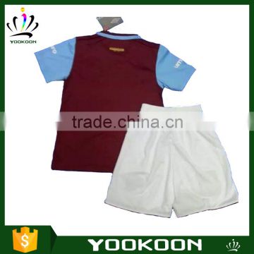 Wholesale thai quality west ham united soccer team soccer jersey for kids