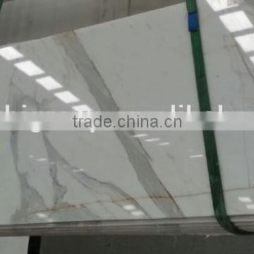 Chinese Calacatta White marble slab/tiles price