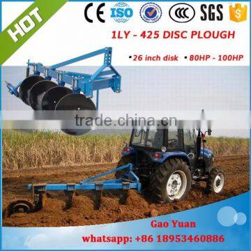 1LY-425 Disc plough / 65 - 95 HP Tractor plow