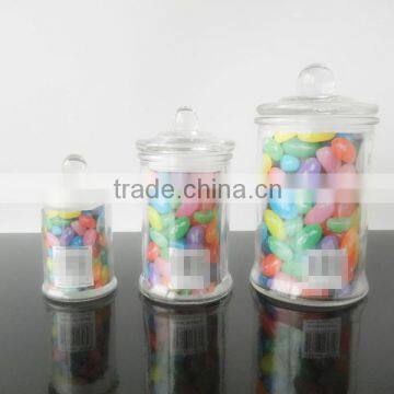 Promotional glass candle jar and lids wholesale