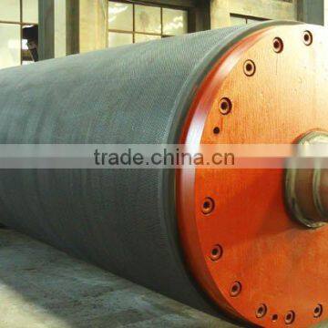 rubber roller for kraft liner paper machine