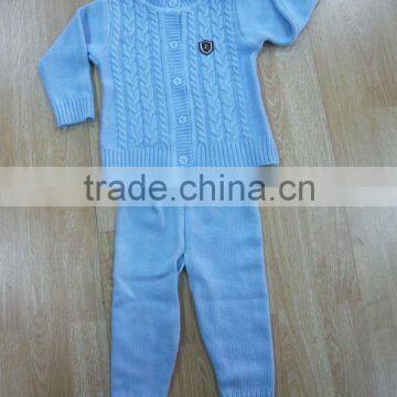 Blue baby set sweater