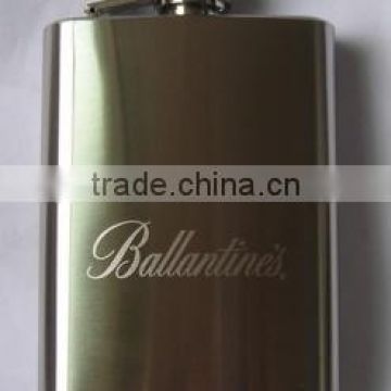 promotional new product 2015 hot sale stainless steel hip flask with logo