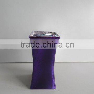 GLASS VASE WITH COLOR IN D8 X H17CM