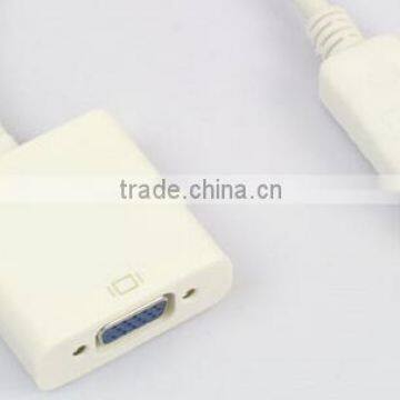 6 inch DisplayPort 1.2 Male to DVI Female Adapter -white color