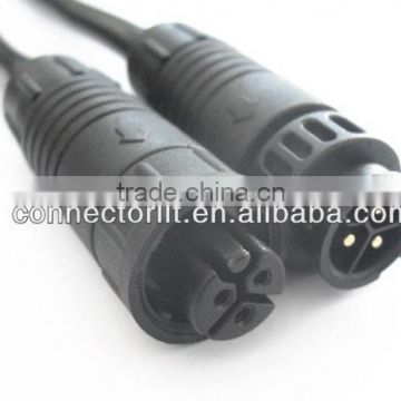M16 IP67 3 wires automotive wiring connector