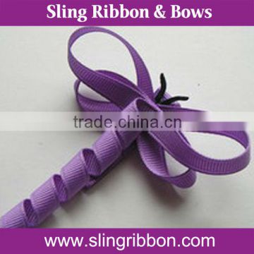 Korker Ribbon Clip Purple Dragonfly